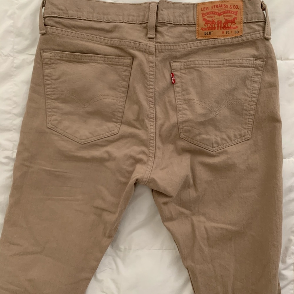 Levi’s 510 Tan Skinny Jeans Size 31/30